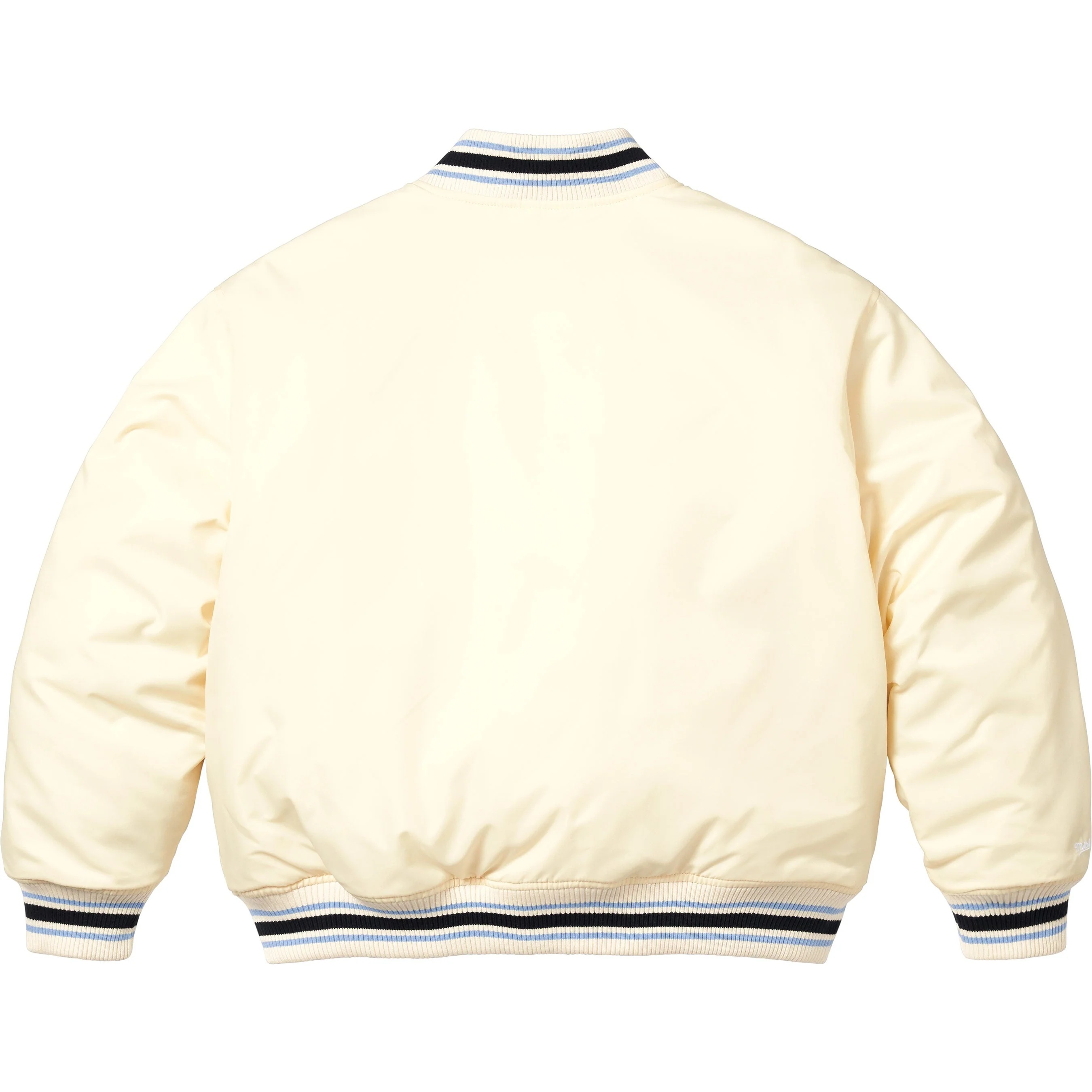 Supreme®/Mitchell & Ness® Camo Logo Varsity Jacket view 8